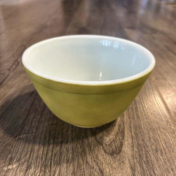 Pyrex Other - Vintage Pyrex Verde Avocado Olive Green Nesting Mixing Bowl #401 1.5 Pt